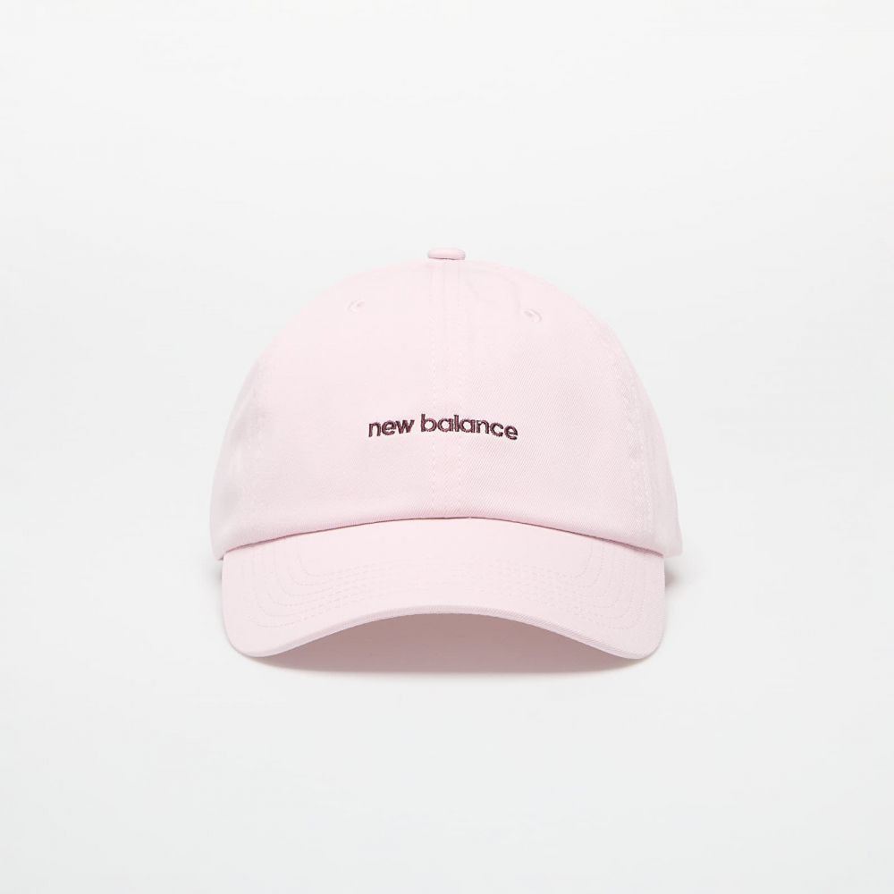 Šiltovka New Balance Women's 6 Panel Linear Logo Cap Pink Universal