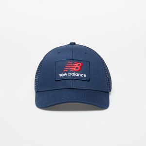 Šiltovka New Balance Stacked Patch Logo Trucker Cap Blue Universal