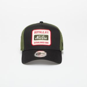 Šiltovka New Era 9FORTY A-Frame Trucker Patch Black/ New Olive Universal