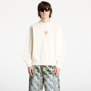 Mikina Marcelo Burlon County Goth Boxy Crewneck Ecru Brown S