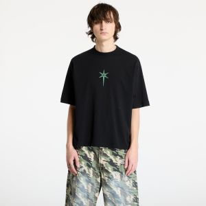 Tričko Marcelo Burlon County Goth Boxy T-Shirt Black/ Deep Green S
