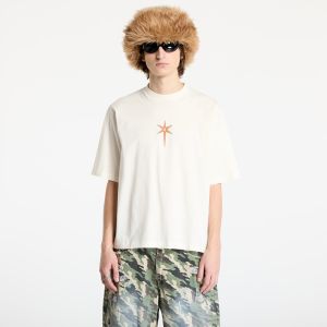 Tričko Marcelo Burlon County Goth Boxy T-Shirt Ecru Brown XS