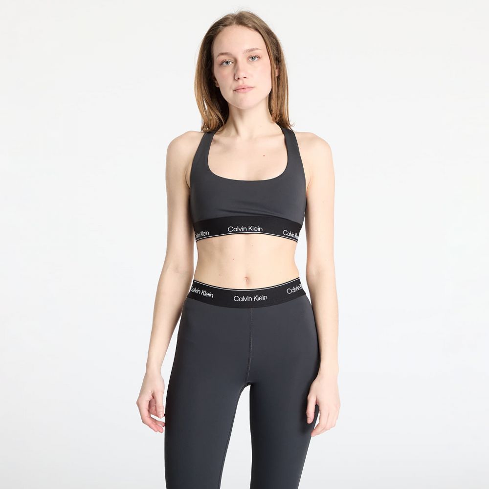 Calvin Klein Sport Modern Sport Medium Support Bra Black L