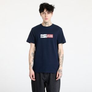 Tričko Tommy Jeans Slim Entry Graphic Tee Blue M