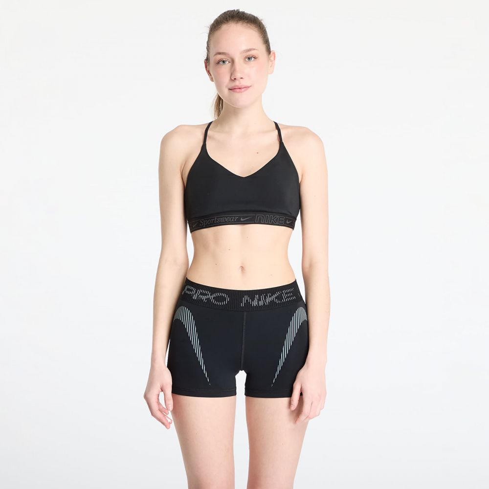 Nike Indy Women's Light-Support Padded Adjustable Sports Bra Black L