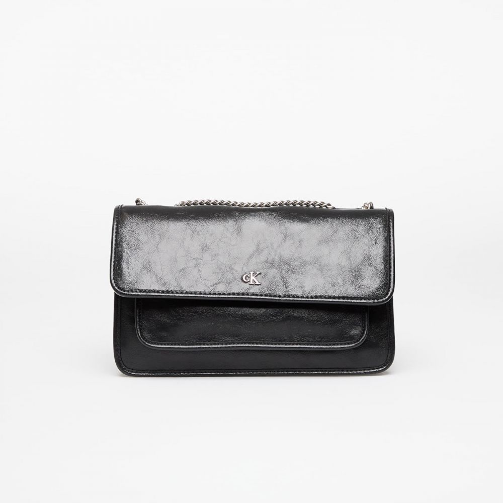 Taška Calvin Klein Jeans Chain Flap Bag Black Universal