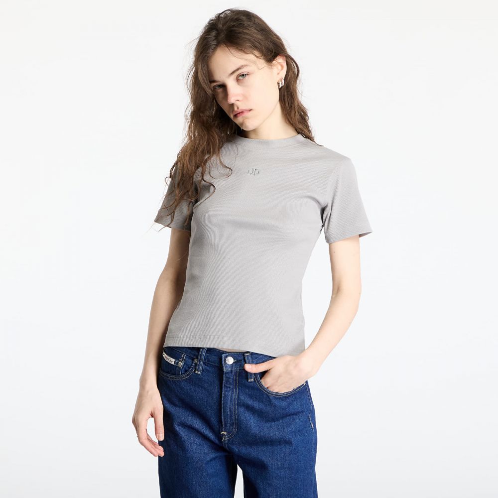 Tričko Daily Paper Unit Rib Fitted T-Shirt Wet Weather XS