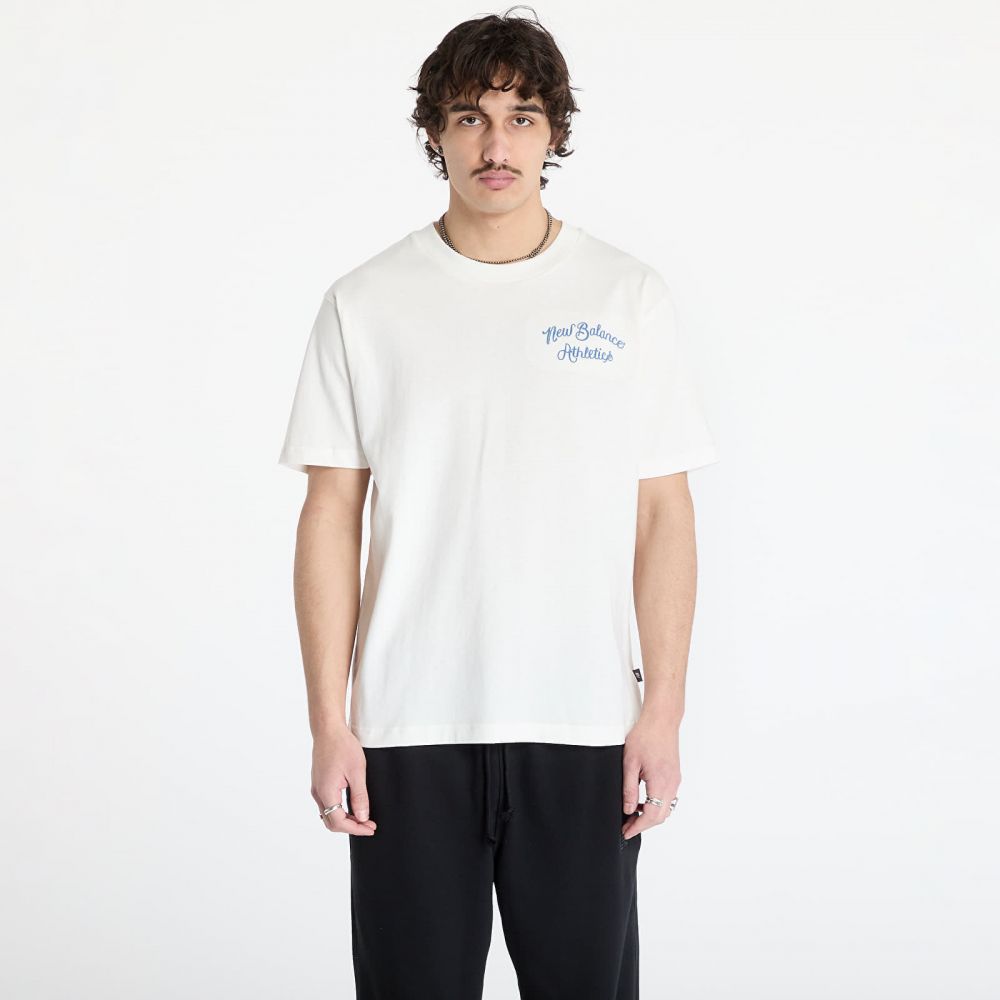 Tričko New Balance Athletics Relaxed League T-Shirt White S