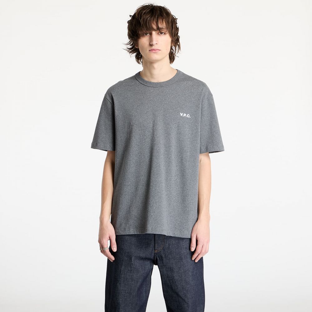 Tričko A.P.C. Boxy Petit Vpc T-Shirt Heather Charcoal Grey M