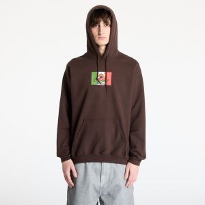 Mikina Thrasher x Toy Machine Hecho Hoodie Dark Chocolate L