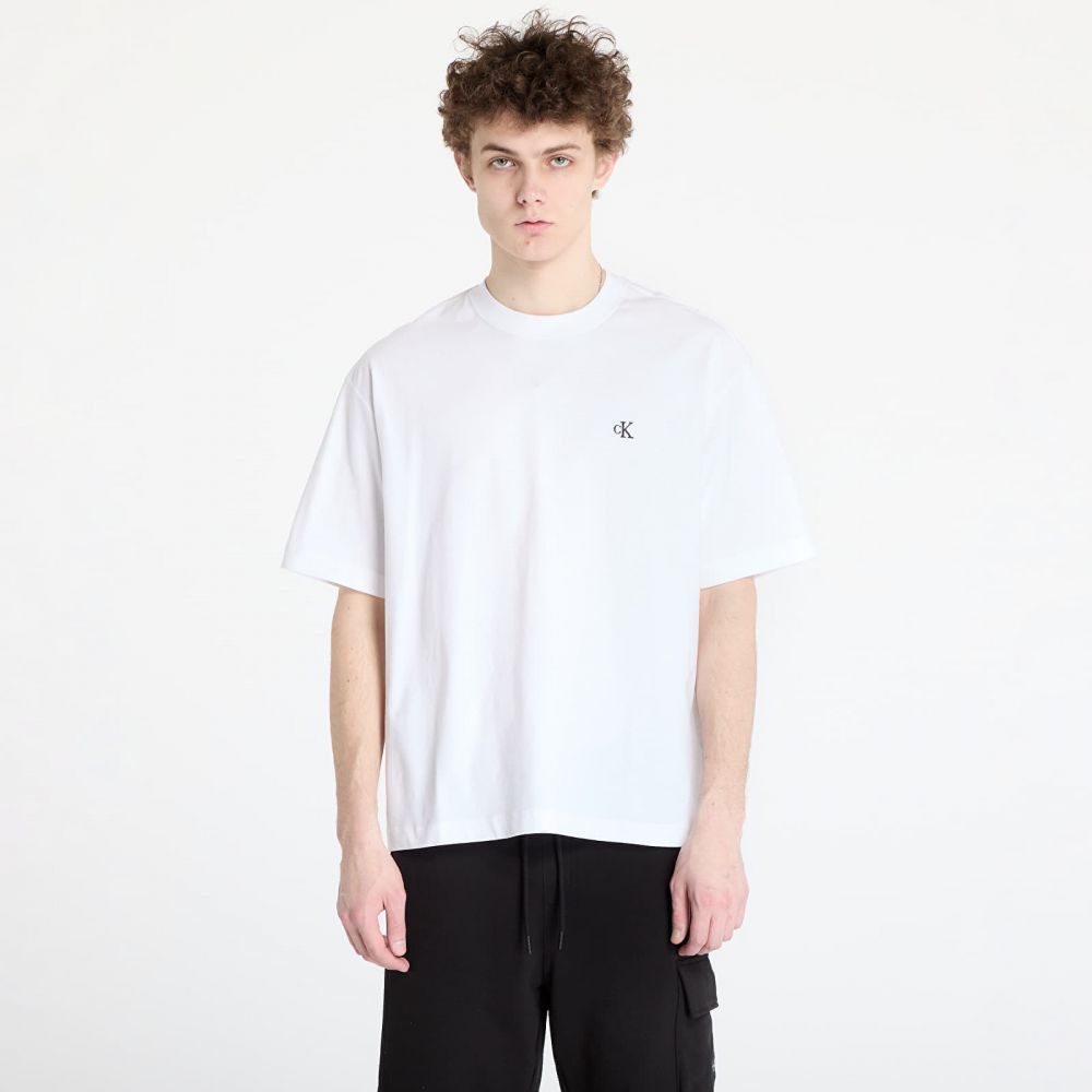 Tričko Calvin Klein Jeans Ss Relaxed Archive Logo Tee White XL