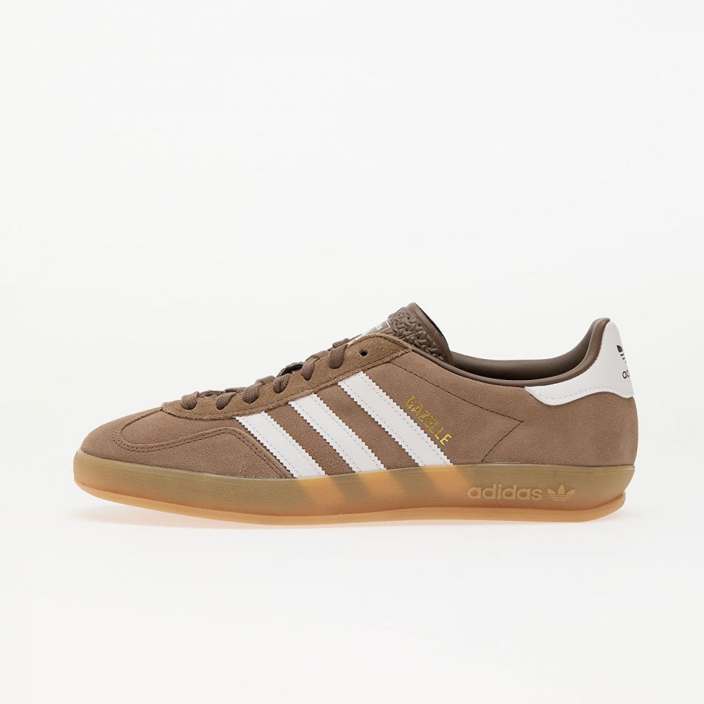 Tenisky adidas Gazelle Indoor Earth Strata/ Ftw White/ Gold Metallic EUR 44 2/3