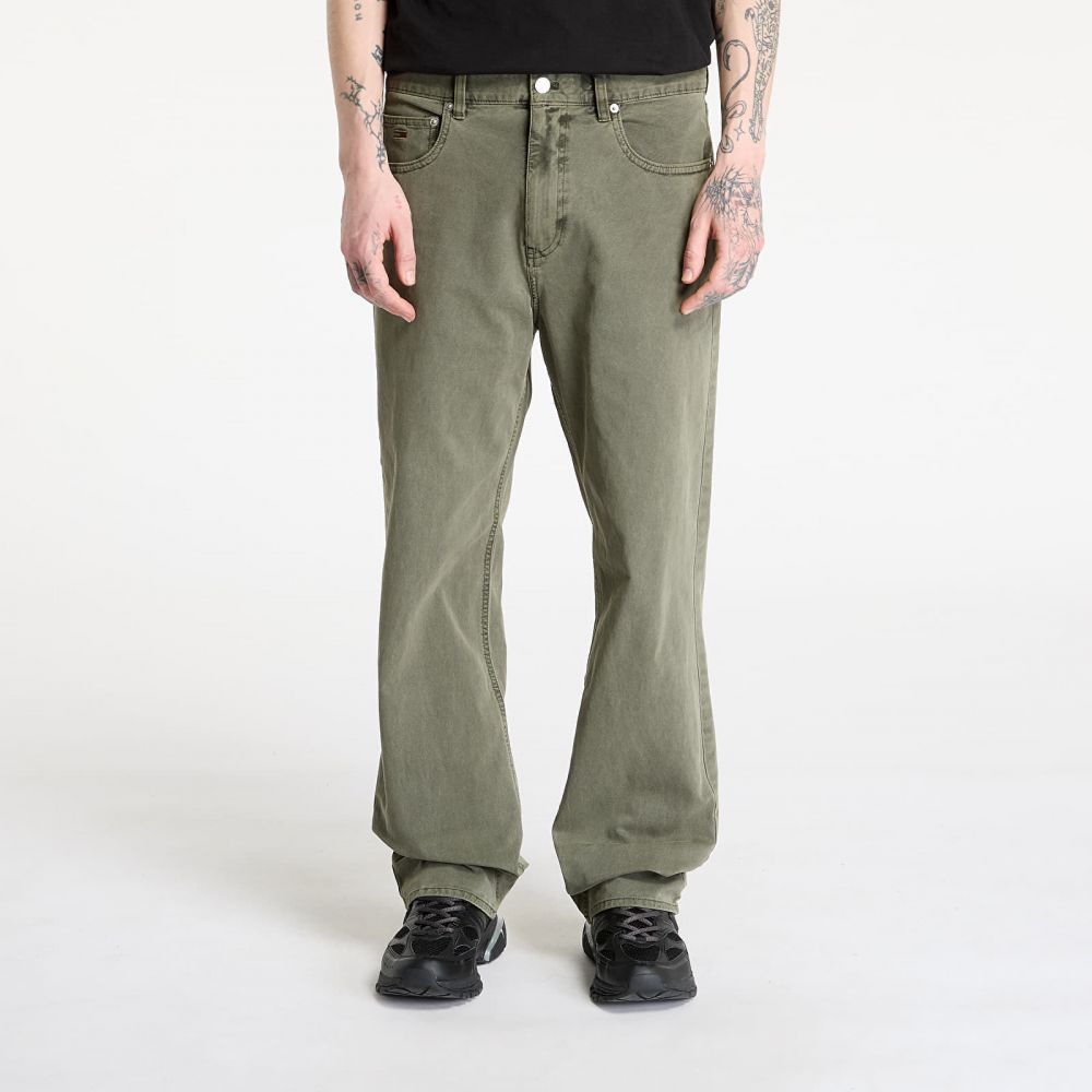 Kalhoty Tommy Jeans Otis 5 Pocket Twill Pants Fatigue Green W30/L32