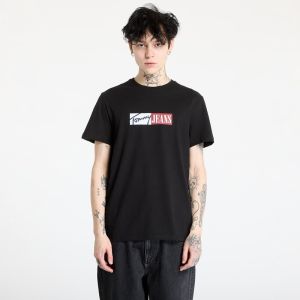 Tričko Tommy Jeans Slim Entry Graphic Tee Black L