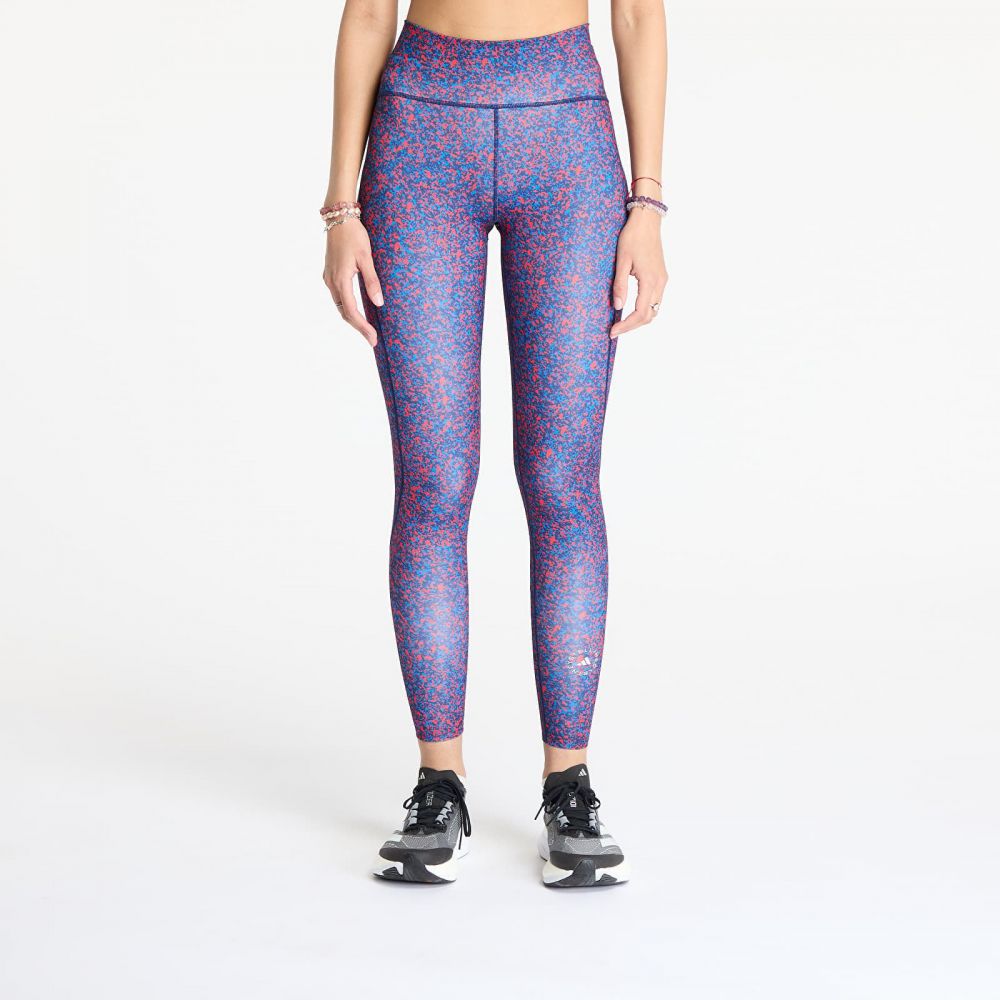 Legíny adidas x Stella Mccartney Truepurpose Optime Printed Training Leggings Red/ Active Red/ Bahia Blue L
