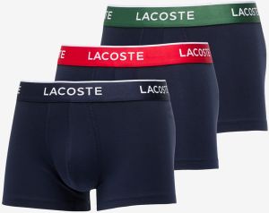 LACOSTE Trunk 3-Pack Navy Blue/ Green/ Red/ Navy L
