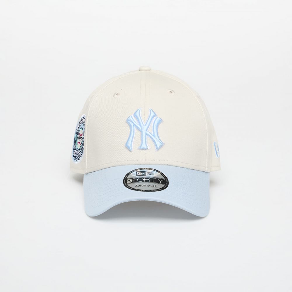 Šiltovka New Era MLB Ws Patch 9FORTY New York Yankees Ivory/ Pastel Blue Universal