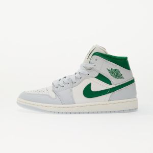 Tenisky Air Jordan 1 Mid Summit White/ Pine Green-Pure Platinum-Sail EUR 42