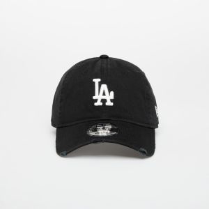 Šiltovka New Era MLB Distressed 9TWENTY Los Angeles Dodgers Black/ White Universal