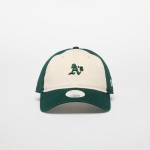 Šiltovka New Era Trucker MLB 9TWENTY Oakland Athletics Light Cream/ Dark Green Universal