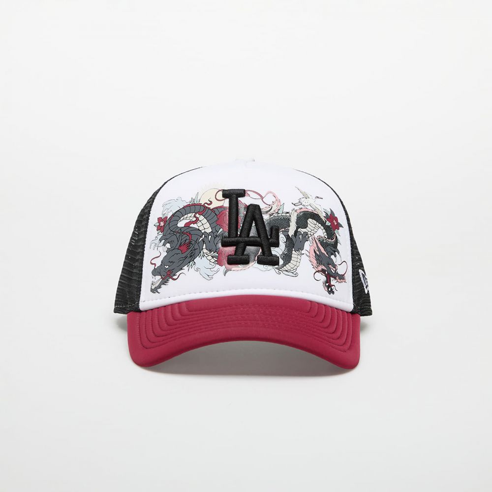 Šiltovka New Era 9FORTY Af Trucker MLB Graphic Los Angeles Dodgers White Universal