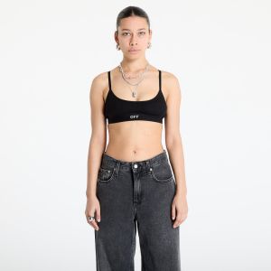 Off-White Off Rib Bralette Black/ White L