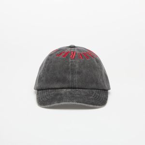 Šiltovka PLEASURES Onyx Crown Washed Cap Black/Red Universal
