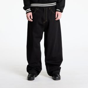 Džínsy Carhartt WIP Brandon Pant Black Rinsed M