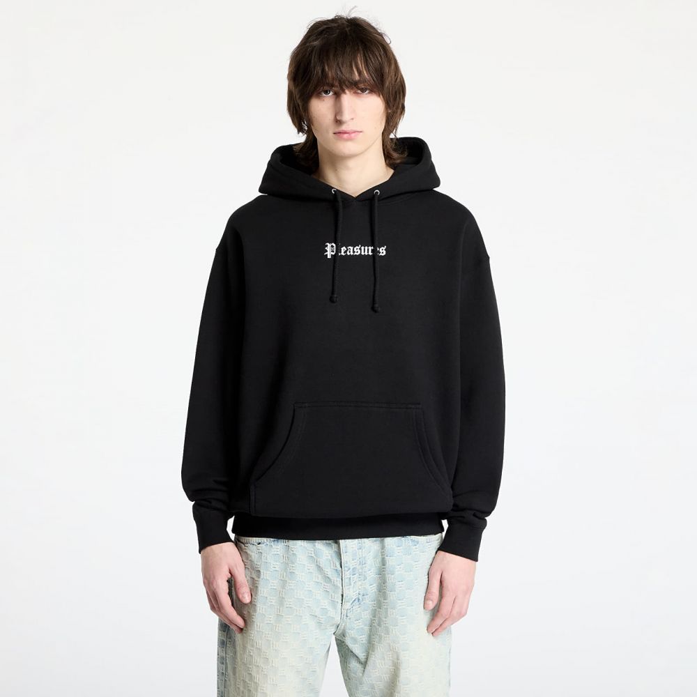 Mikina PLEASURES Burn Again Hoodie Black L