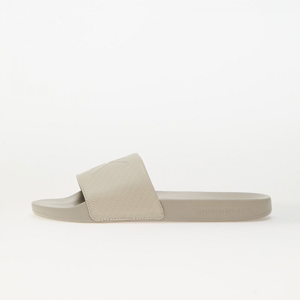 Tenisky Calvin Klein Jeans Slide Aop Print Beige EUR 41