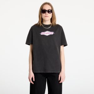 Tričko Off-White Roses Logo Regular Tee Washed Black/ Phlo S