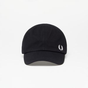 Šiltovka FRED PERRY Pique Classic Cap Black/ Snow White Universal