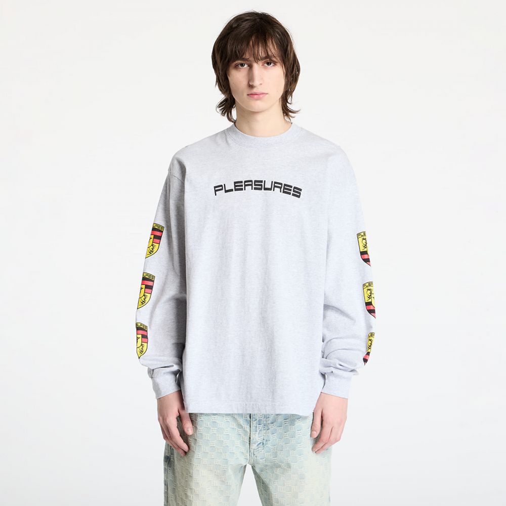Tričko PLEASURES Fast Life Long Sleeve Ash Grey M