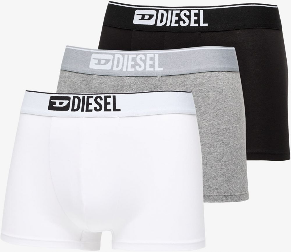 Diesel Umbx-Damienthreepack Boxer-Shorts-Boxer 3-Pack White/ Grey S