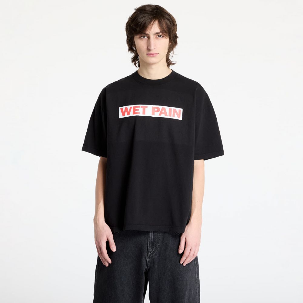 Tričko PLEASURES Wet Pain T-Shirt Black L
