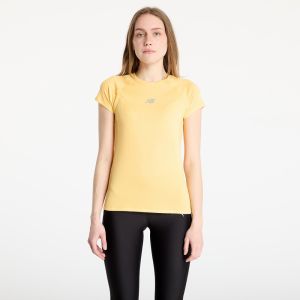 Tričko New Balance Women's Jacquard Slim T-Shirt Clementine L