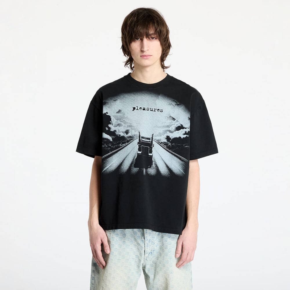 Tričko PLEASURES Truck Heavyweight T-Shirt Black L