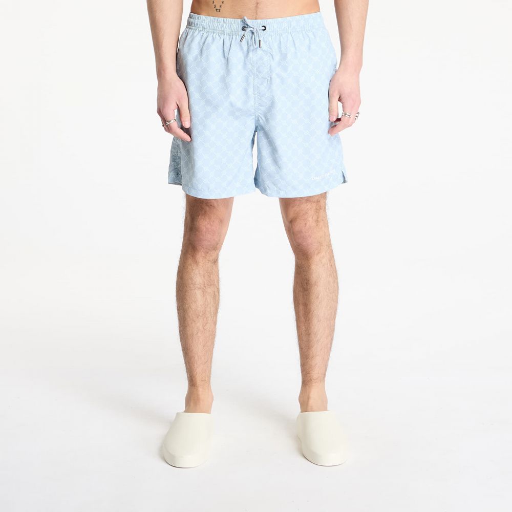 Plavky Daily Paper Logo Swimshorts Subdued Blue S
