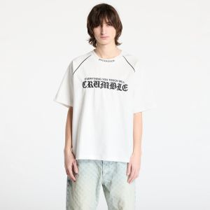 Tričko PLEASURES Crumble Heavyweight Raglan White XL