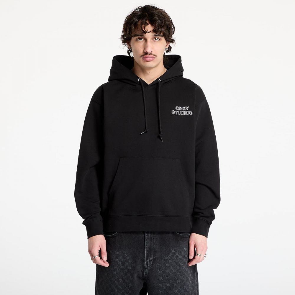 Mikina OBEY Studios Palette Black L