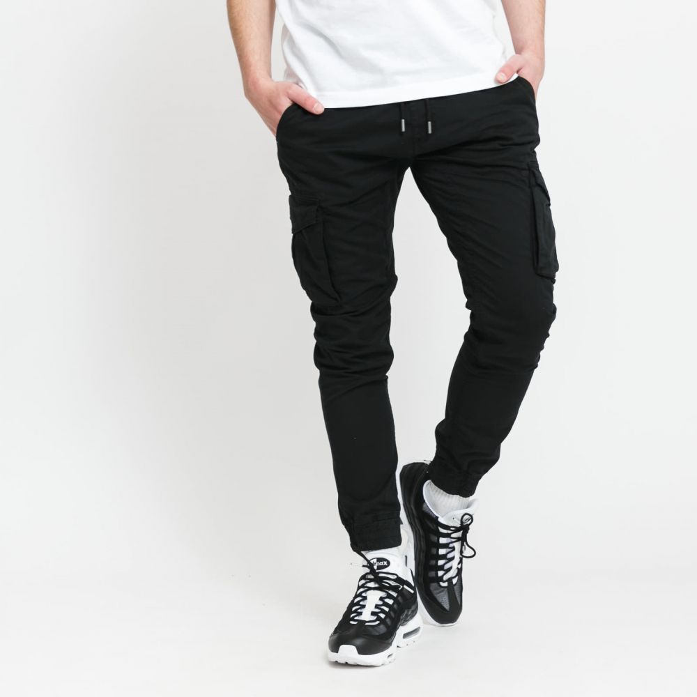 Kalhoty Alpha Industries Cotton Twill Jogger Black L