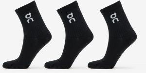 On Logo Sock High 3-Pack Black S