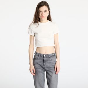 Tričko Tommy Jeans Slim Crop Ton T-Shirt White M