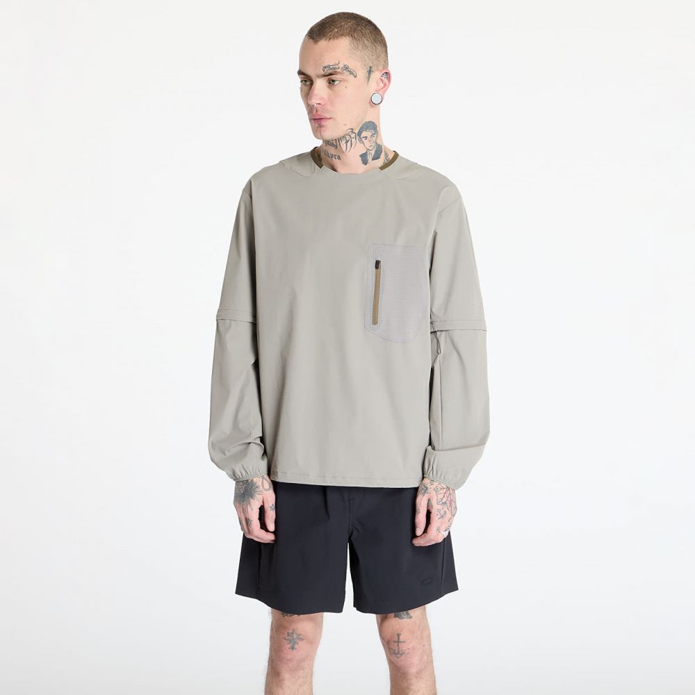 Tričko Oakley Latitude Flight Convert Shell Tee Boulder Green S