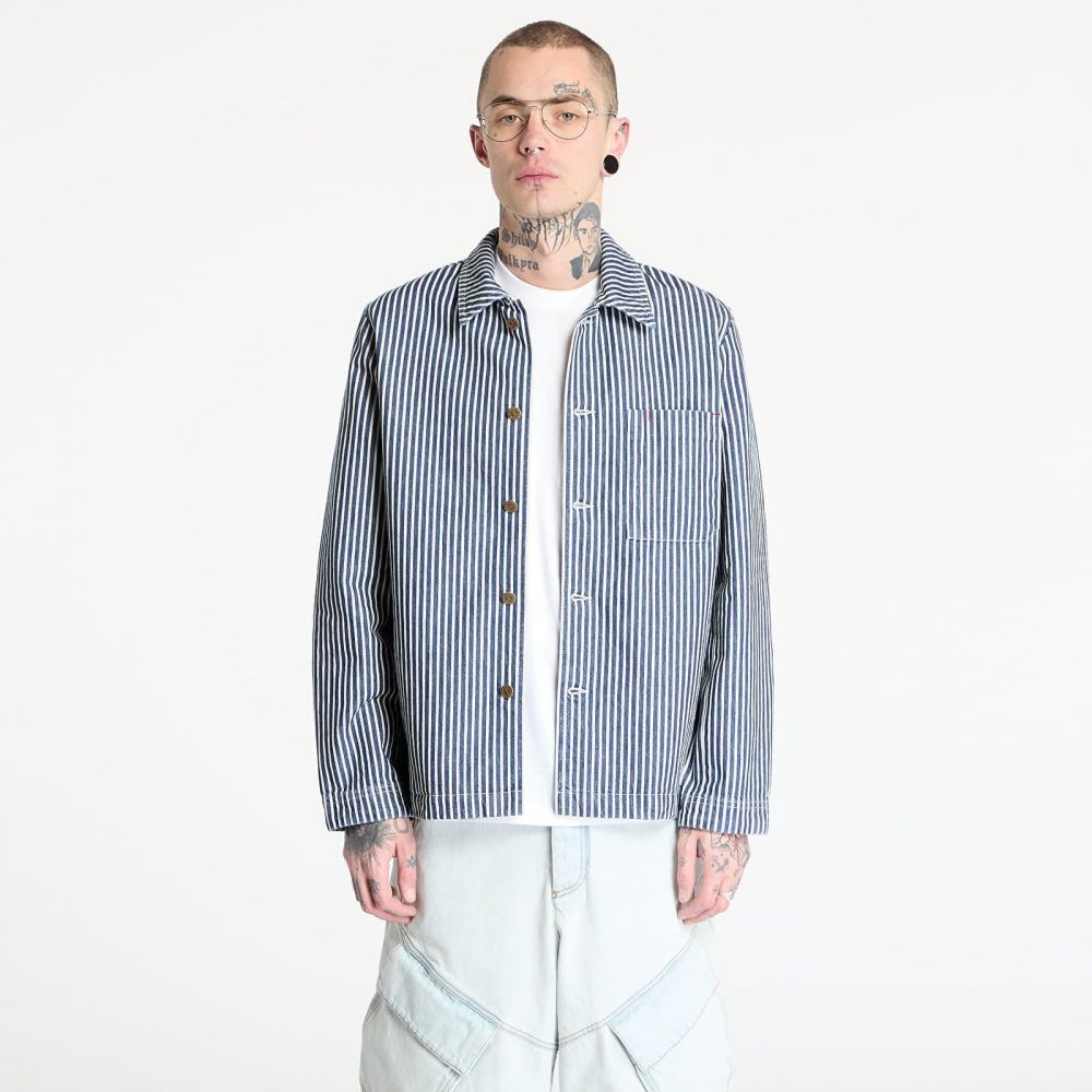 Bunda A.P.C. Raphael Jacket Blue/ White S