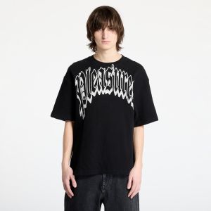 Tričko PLEASURES Twitch Waffle T-Shirt Black M