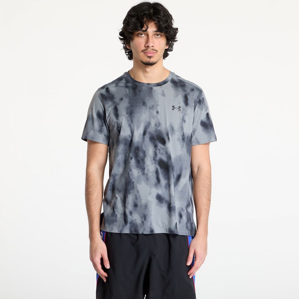 Tričko Under Armour Launch Elite Prt Shortsleeve T-Shirt Grey L
