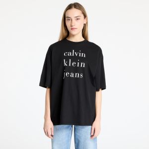 Tričko Calvin Klein Jeans Short Sleeve Logo Tee Black XS