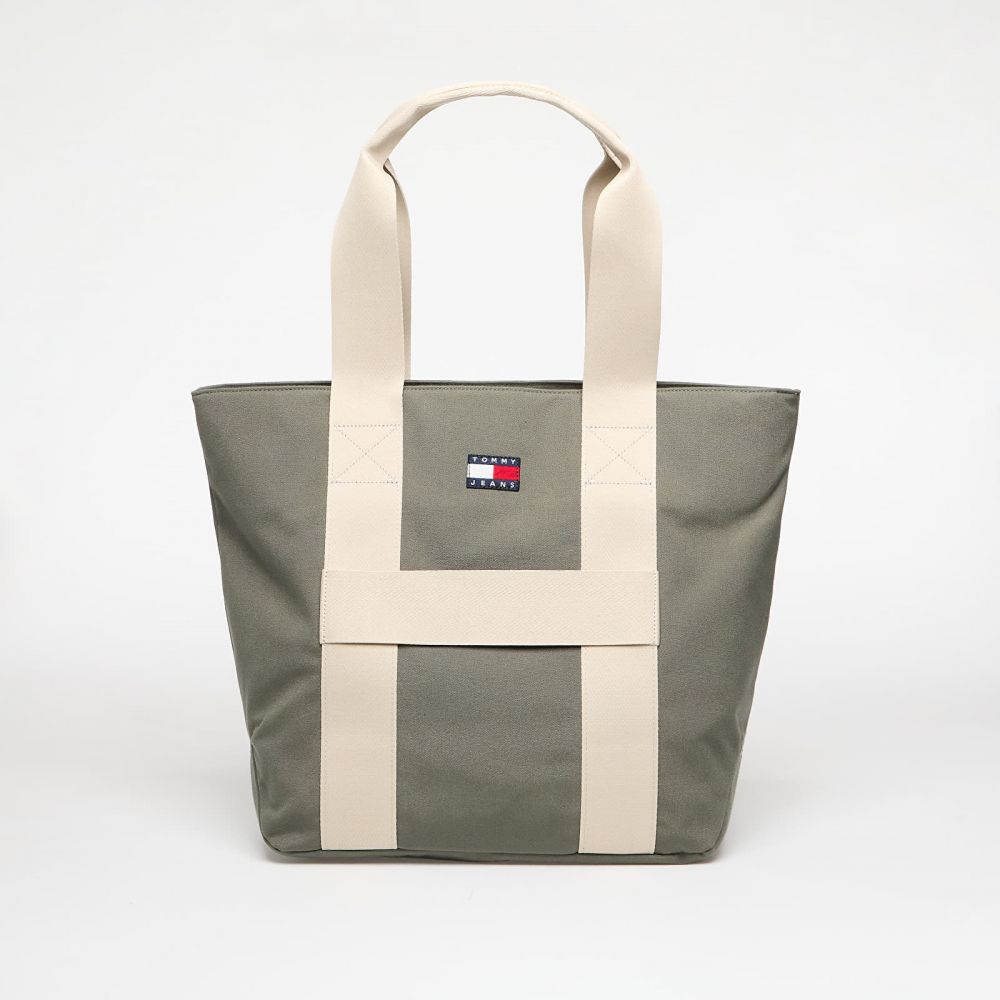 Taška Tommy Jeans Retro Cool Tote Green 29 l