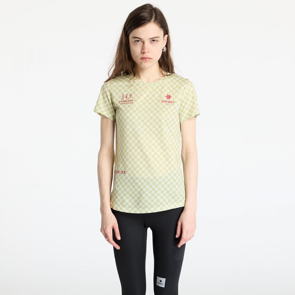 Tričko SAYSKY Checker Combat T-Shirt Green Aop L